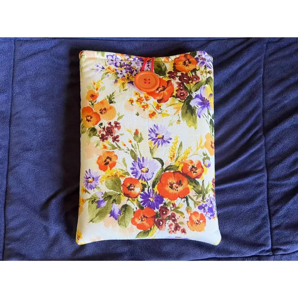 NWOT Kindle Paperwhite Pouch: Padded Handmade eReader Button Case, Book Sleeve